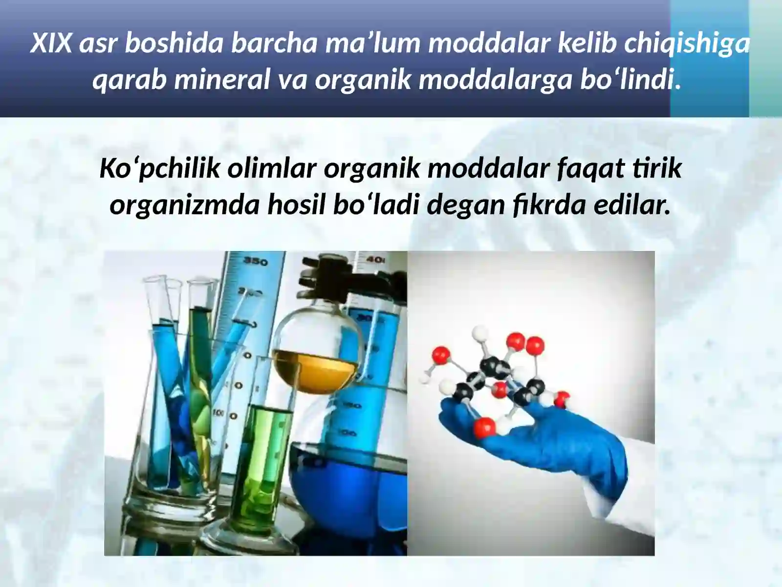 Organikkimyo Tarixi 3