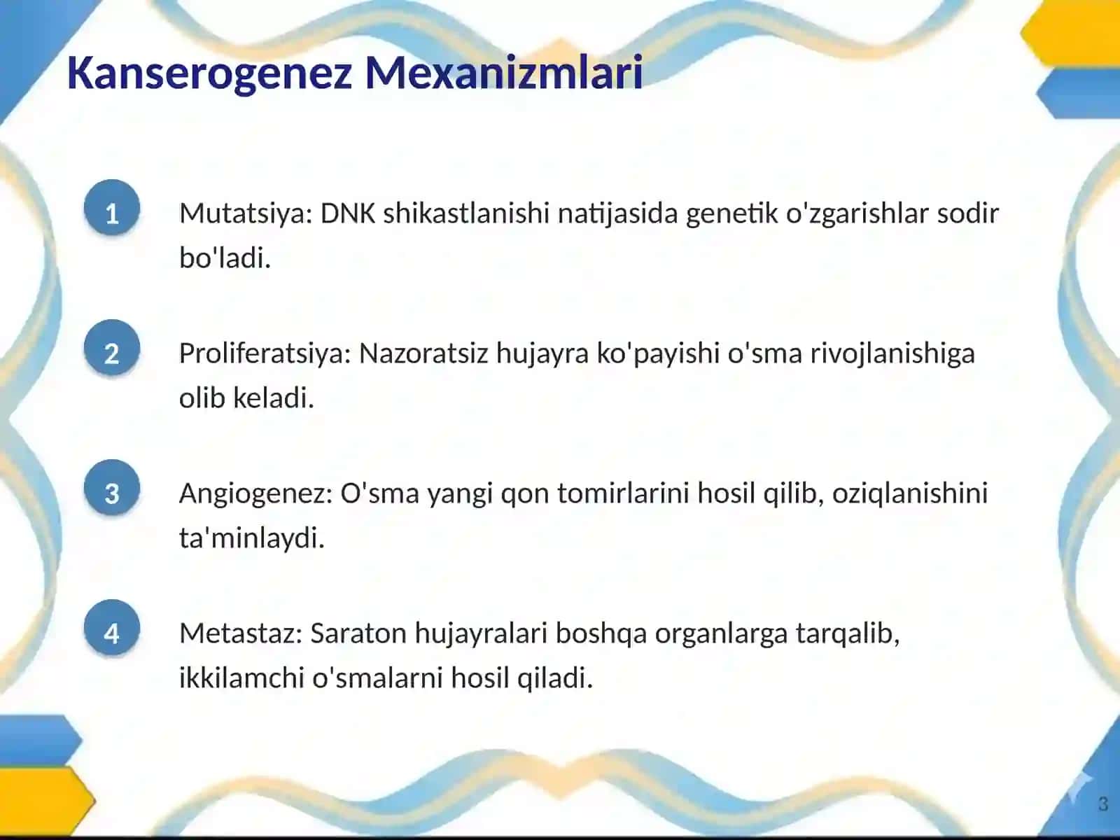 Kanserogen Agentlar va O'sma Immuniteti: Hujayralar Darajasidagi O'zaro Ta'sirlar 3