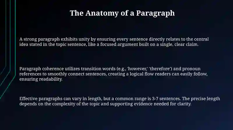 Paragraph structure 3