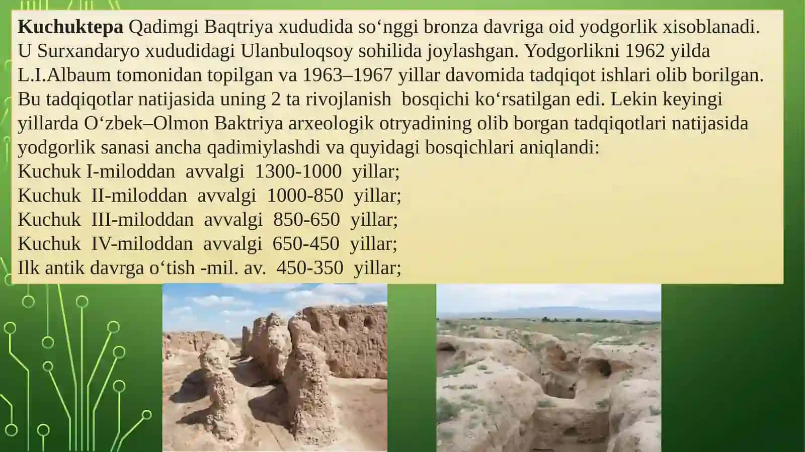 Ilk temirdavriyodgorliklari 3