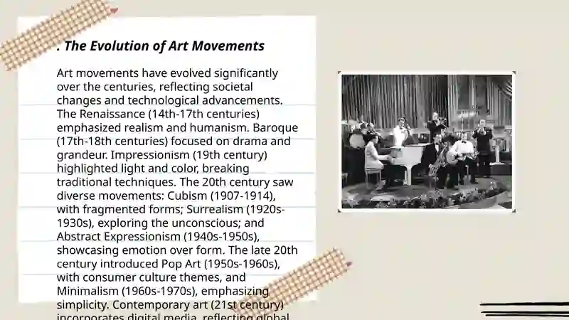 Evolution of Art Movements 3