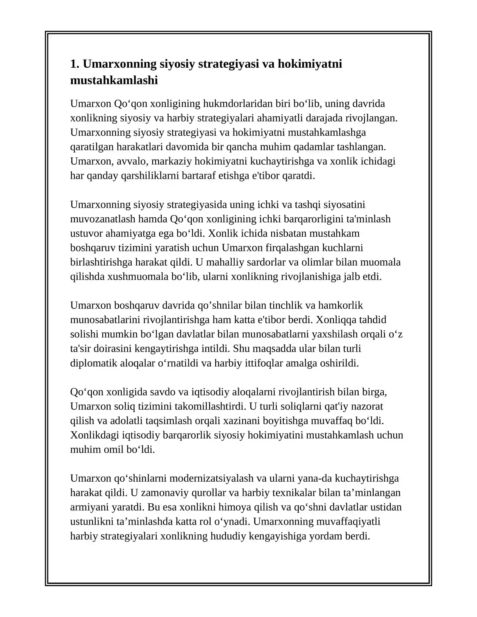 QO'QON XONLIGI UMARXON DAVRIDA 3