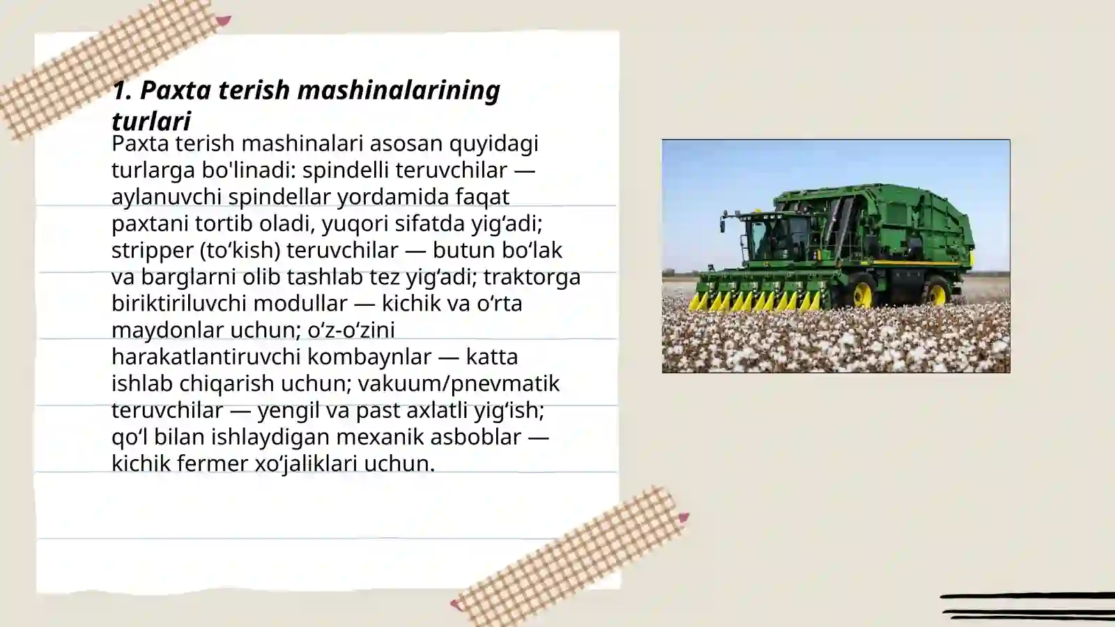 Paxta terish mashinalari 3