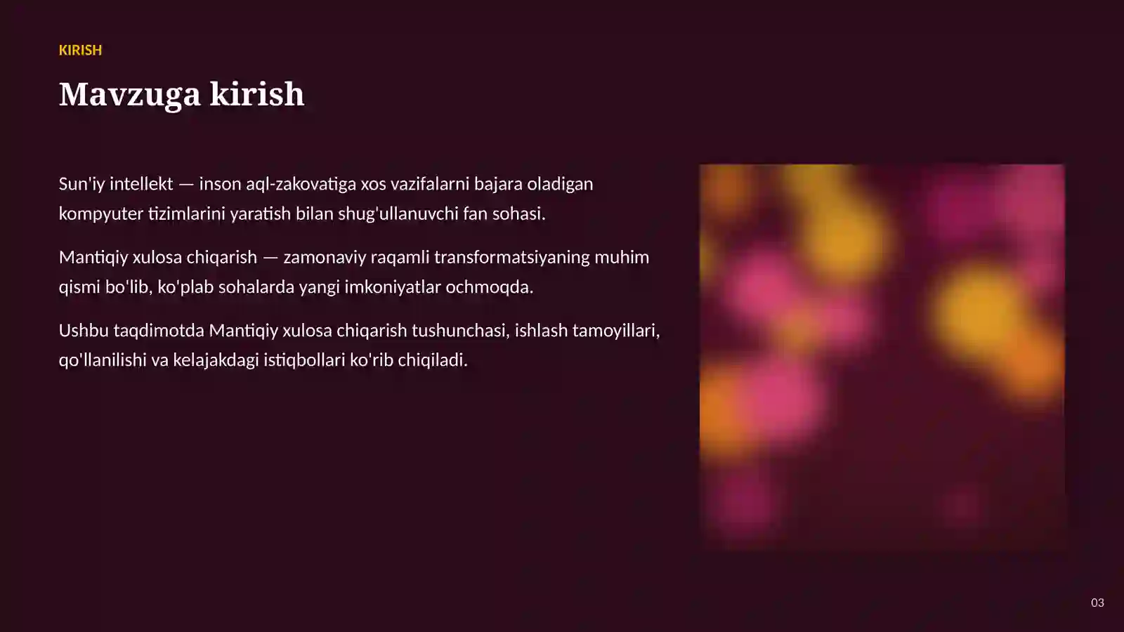 SUN'IY INTELLEKT ASOSLARI 3