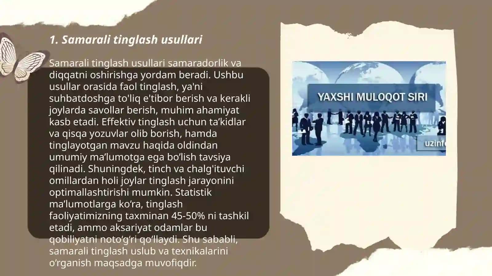 Samarali tinglash usullari 3