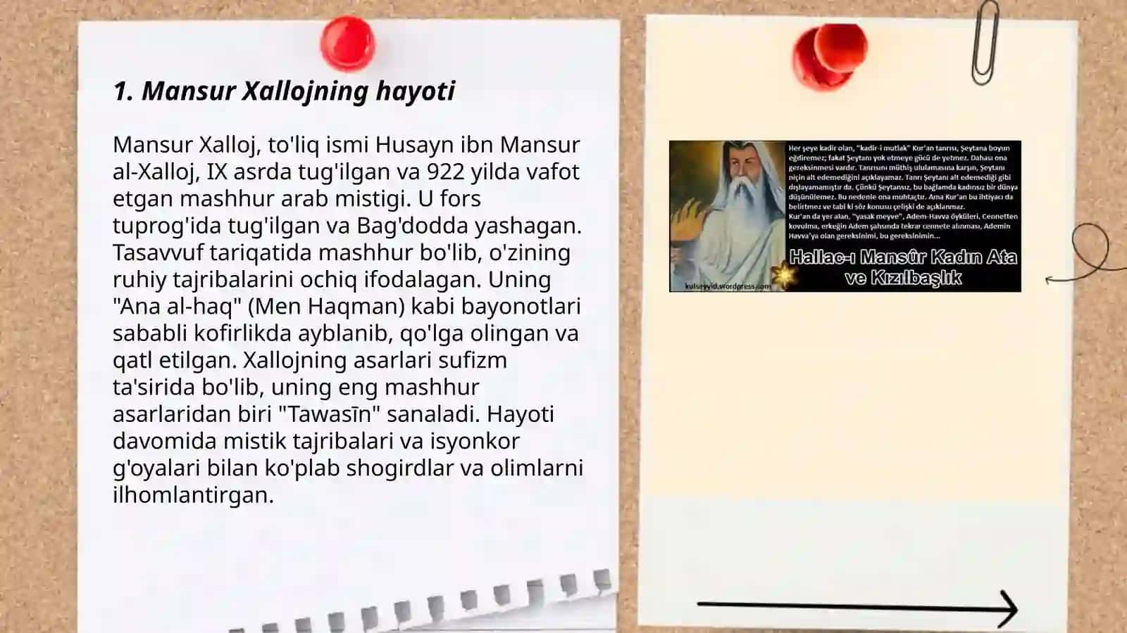 Mansur Xalloj ta'limoti 3