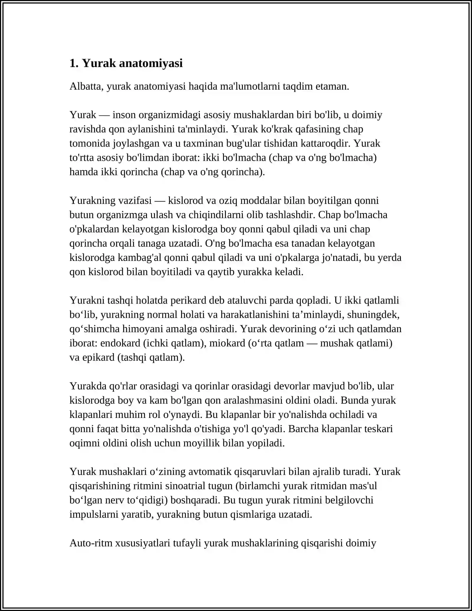 YURAK GEMODINAMIK VAZIFASI 3