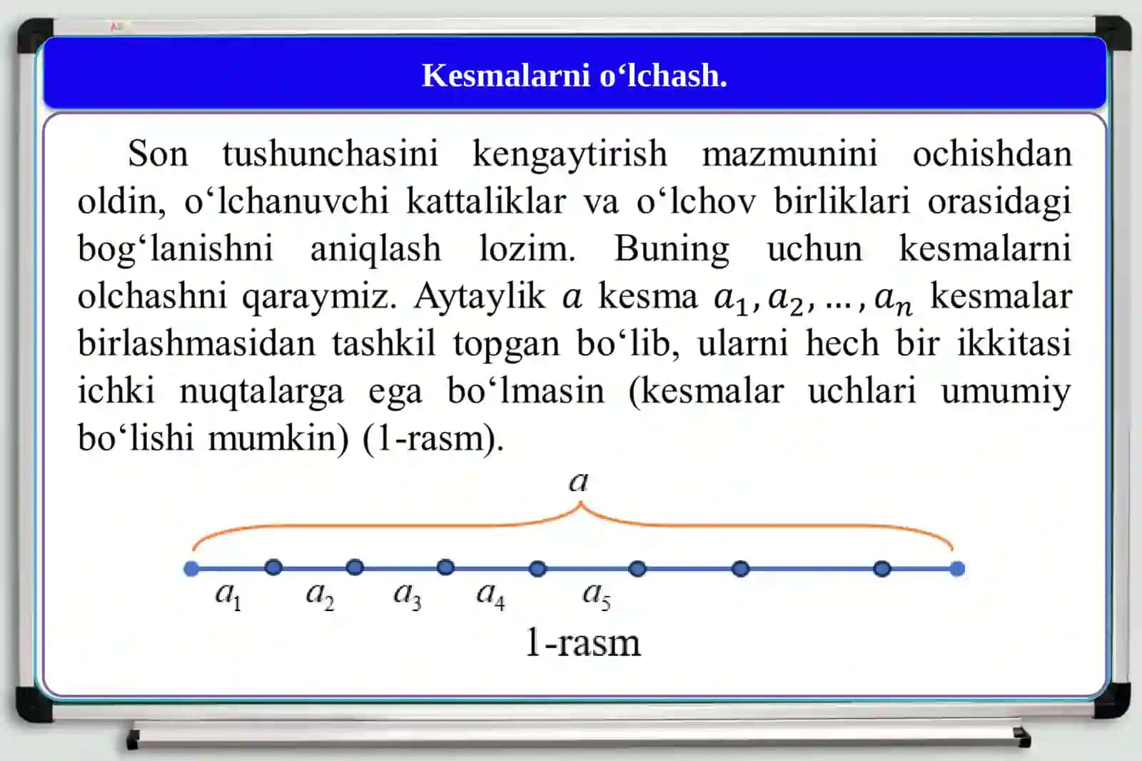Matematikava uni o`qitish metodikasi 3