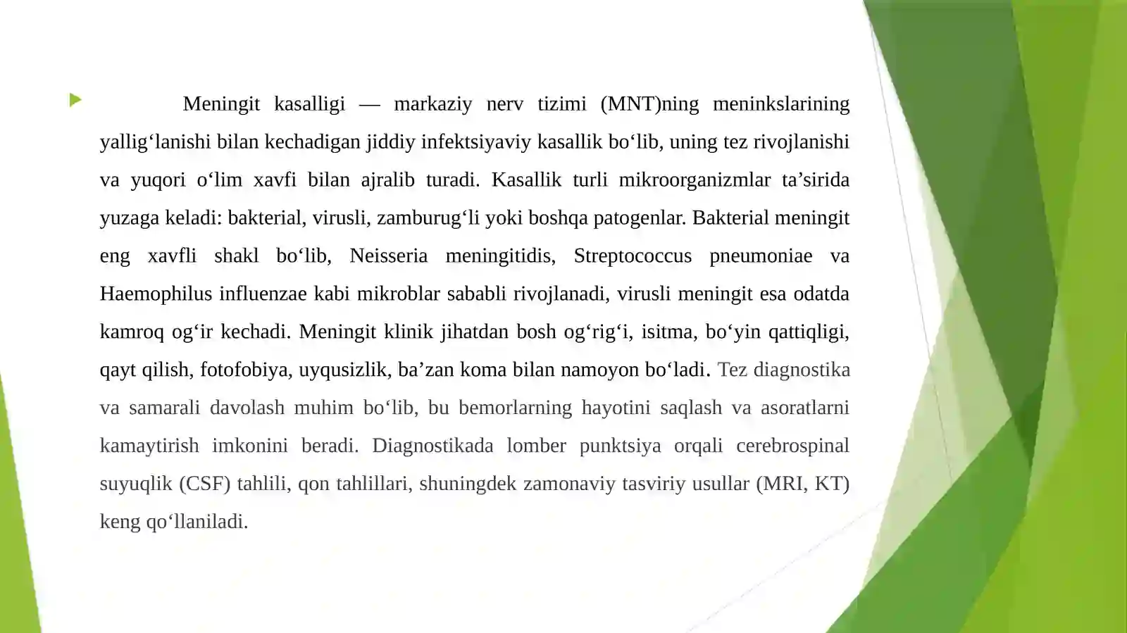 Meningitni mikrobiologik tekshirish usullari 3