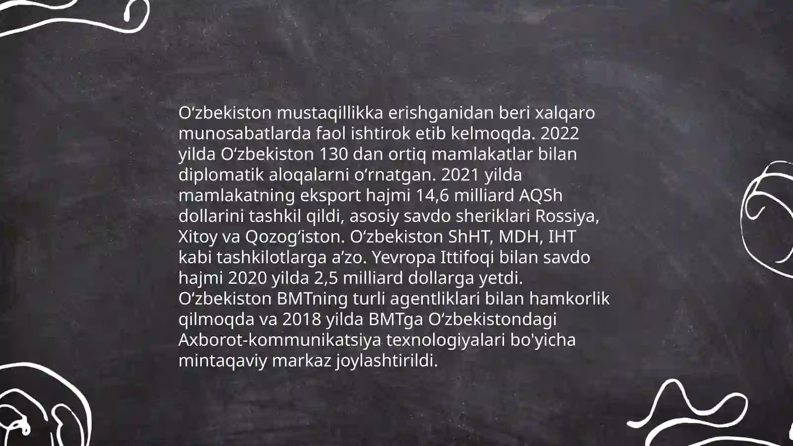O'zbekiston ham Jahon jamiyatchiligi 3