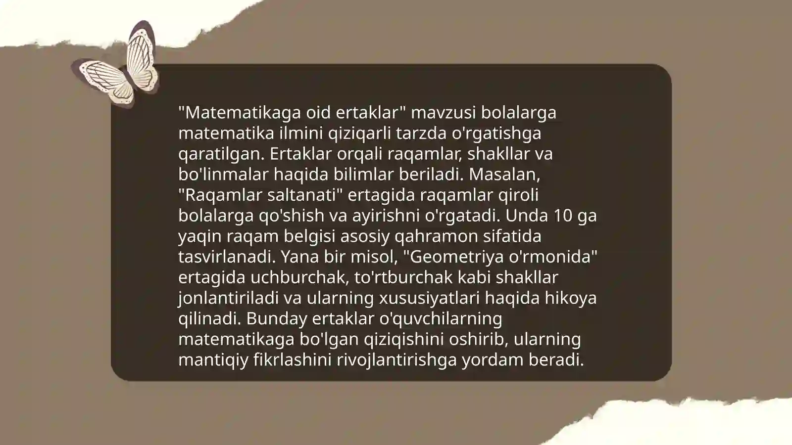 Matematik ertaklar 3