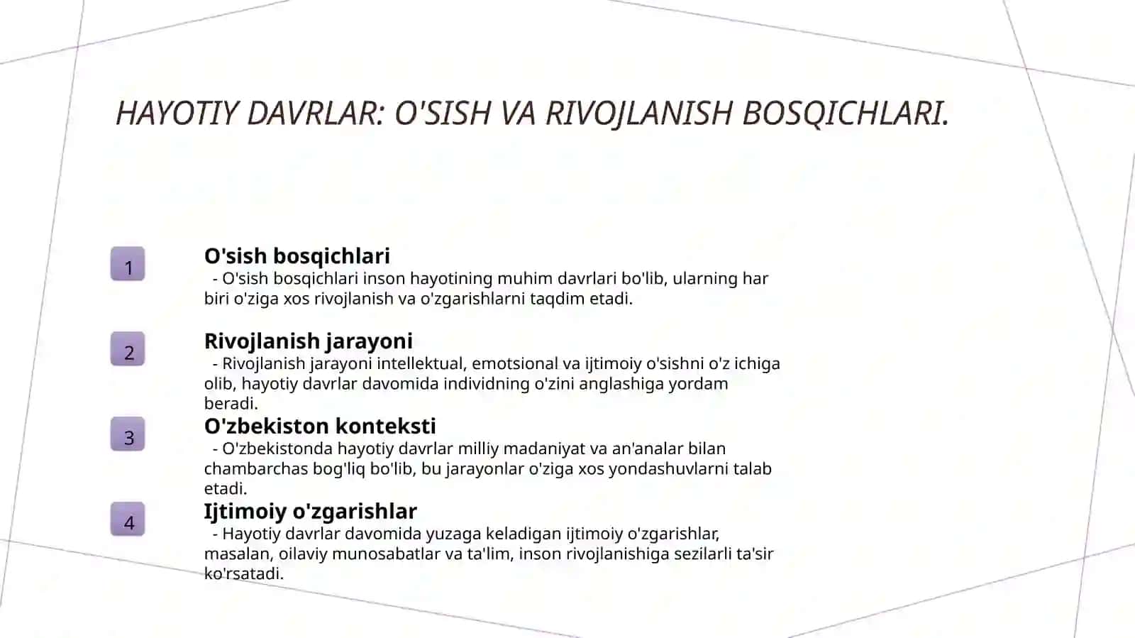 Umr davrlari inqirozlari 3