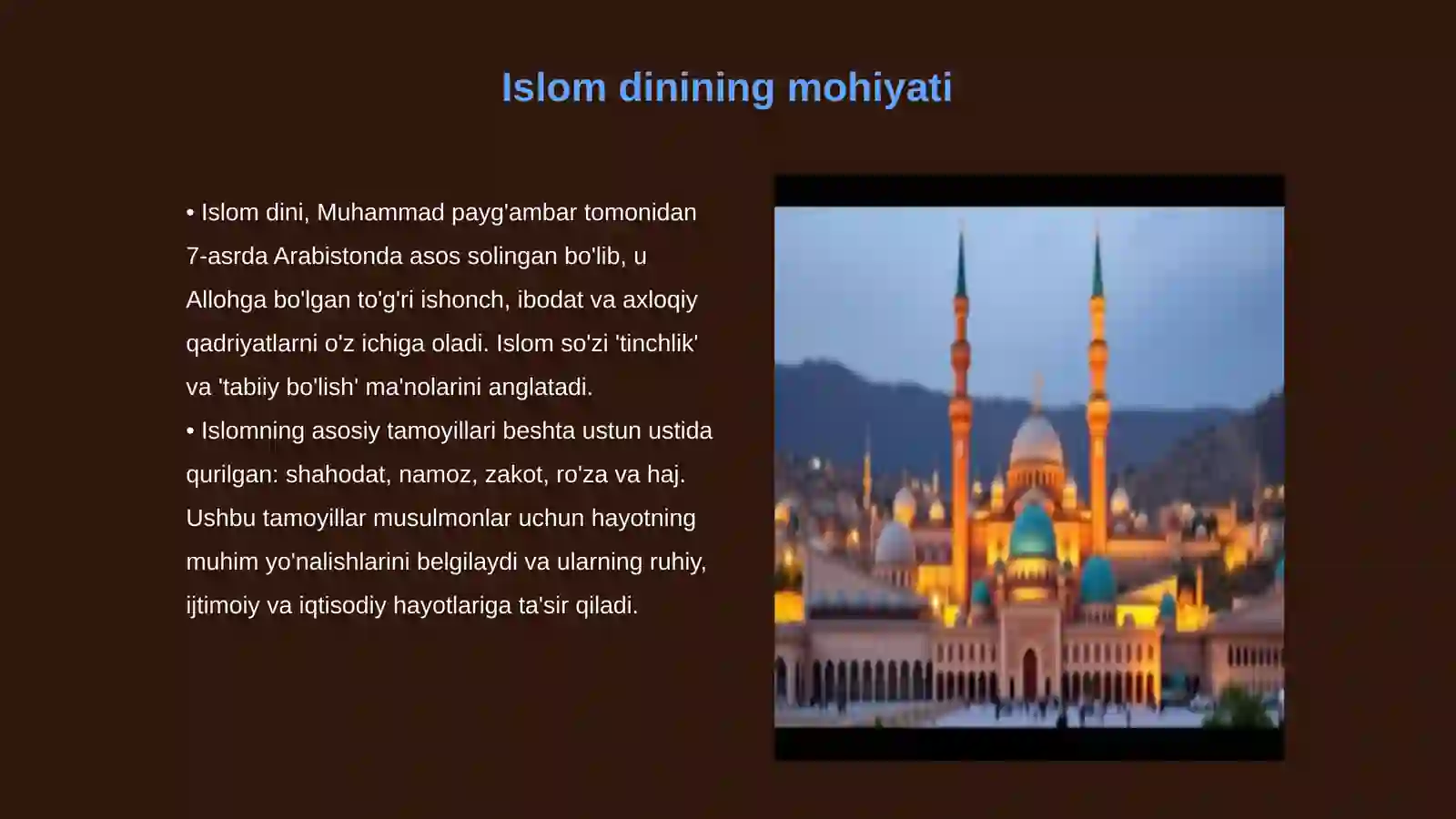 Islom dini manbalari 3