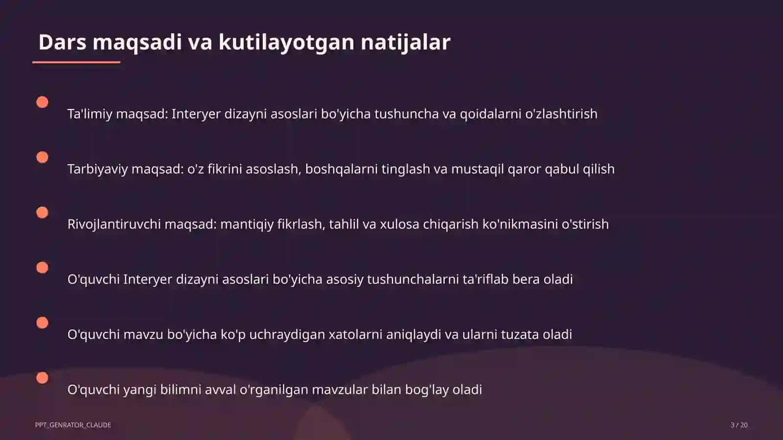 Interyer dizayni asoslari (8-sinf) 1