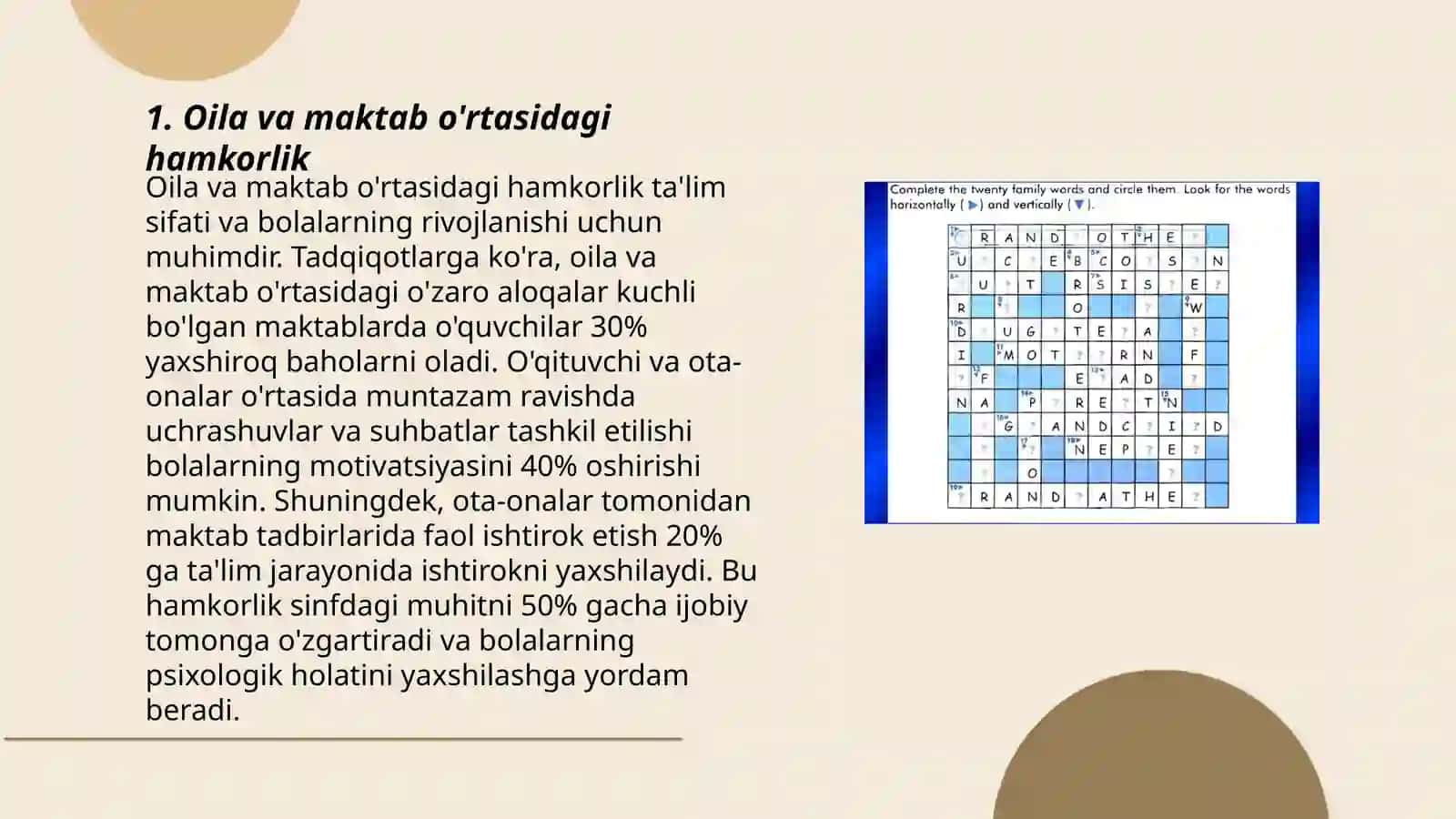 Pedagogning oila bilan olib boradigan ijtimoiy faoliyati 3