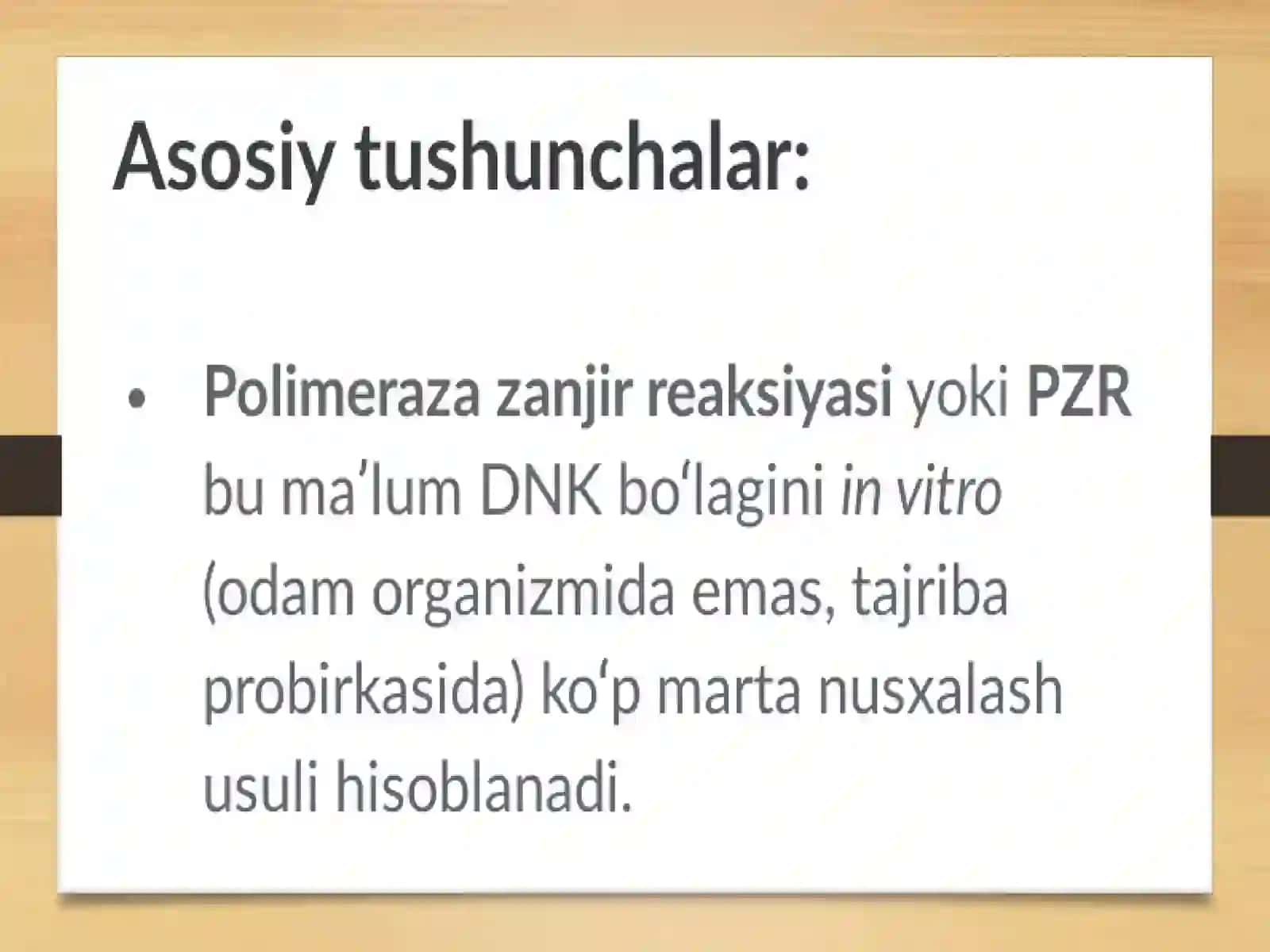 PZR -tashxisi 3