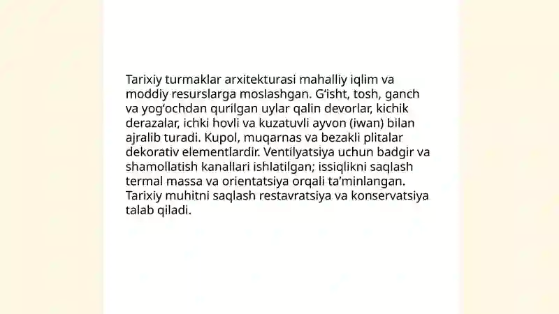 Tarixiy turmaklar 3