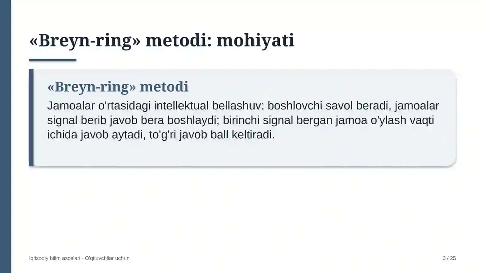 iqtisodiy bilim asoslari darslarida breyn ring metodidan foydalanish 1927 3