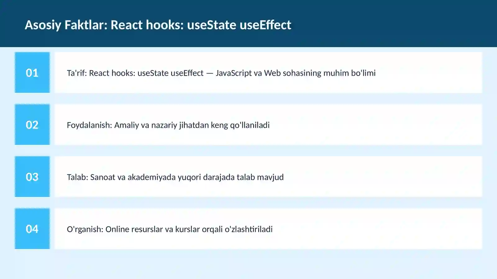 React hooks: useState useEffect 3