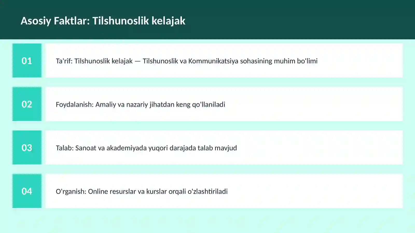 Tilshunoslik kelajak 3