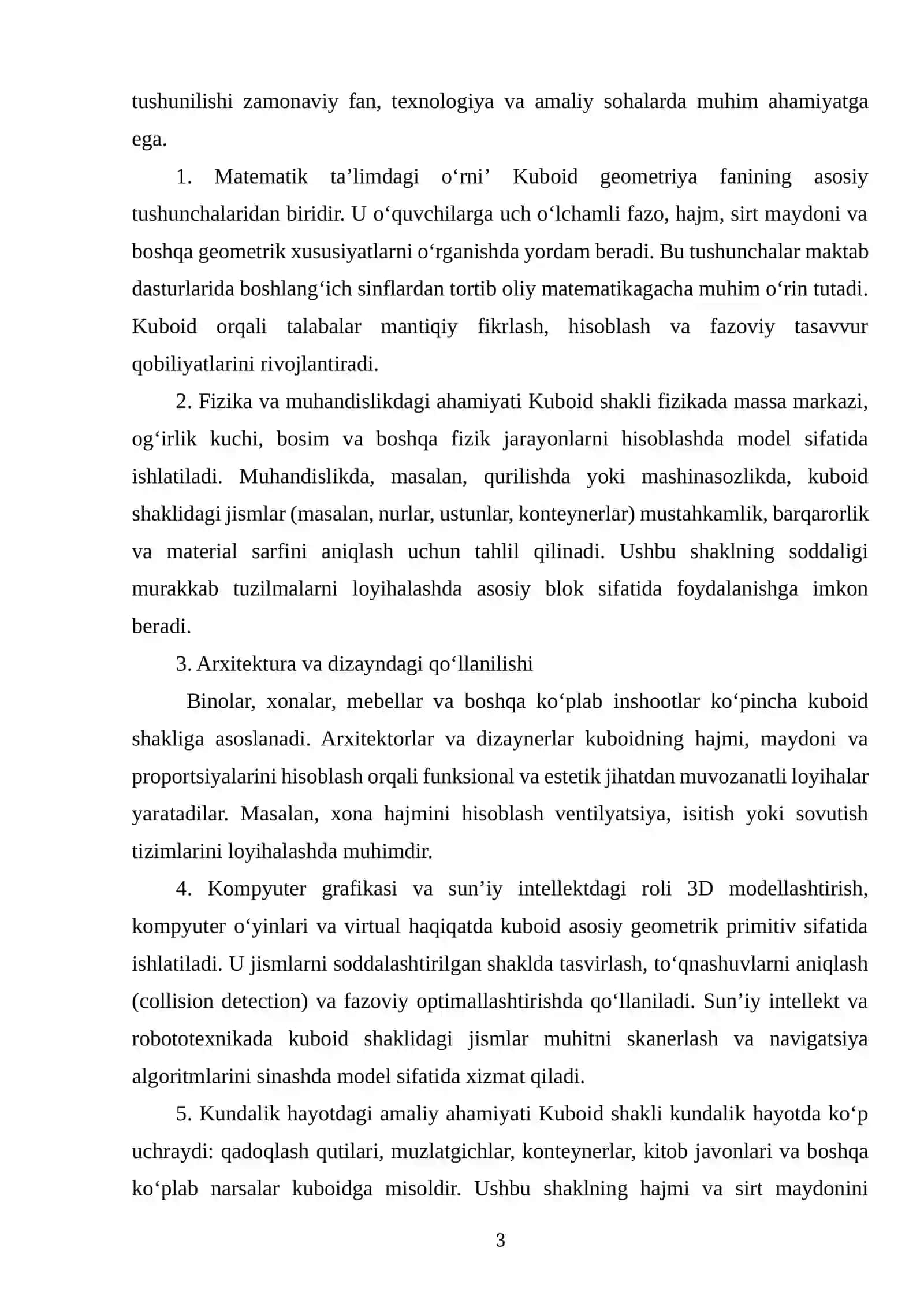 TO‘G‘RI BURCHAKLI PARALLELEPIPED 3