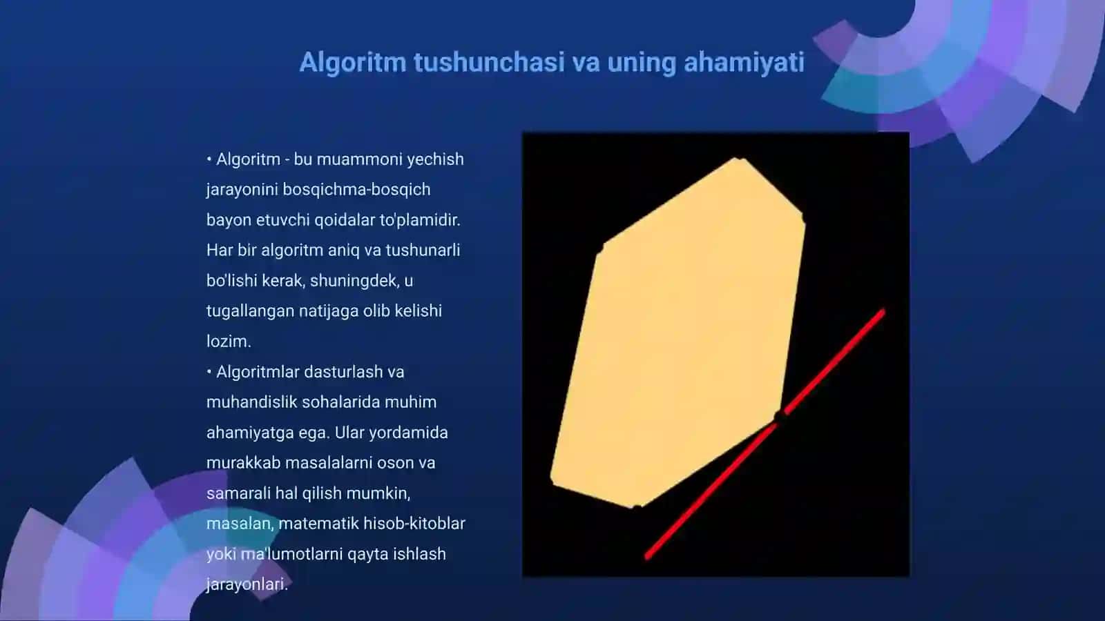 Algoritm tuzish va shu algoritm asosida visual basic dasturlash tilida dastur tuzish 3