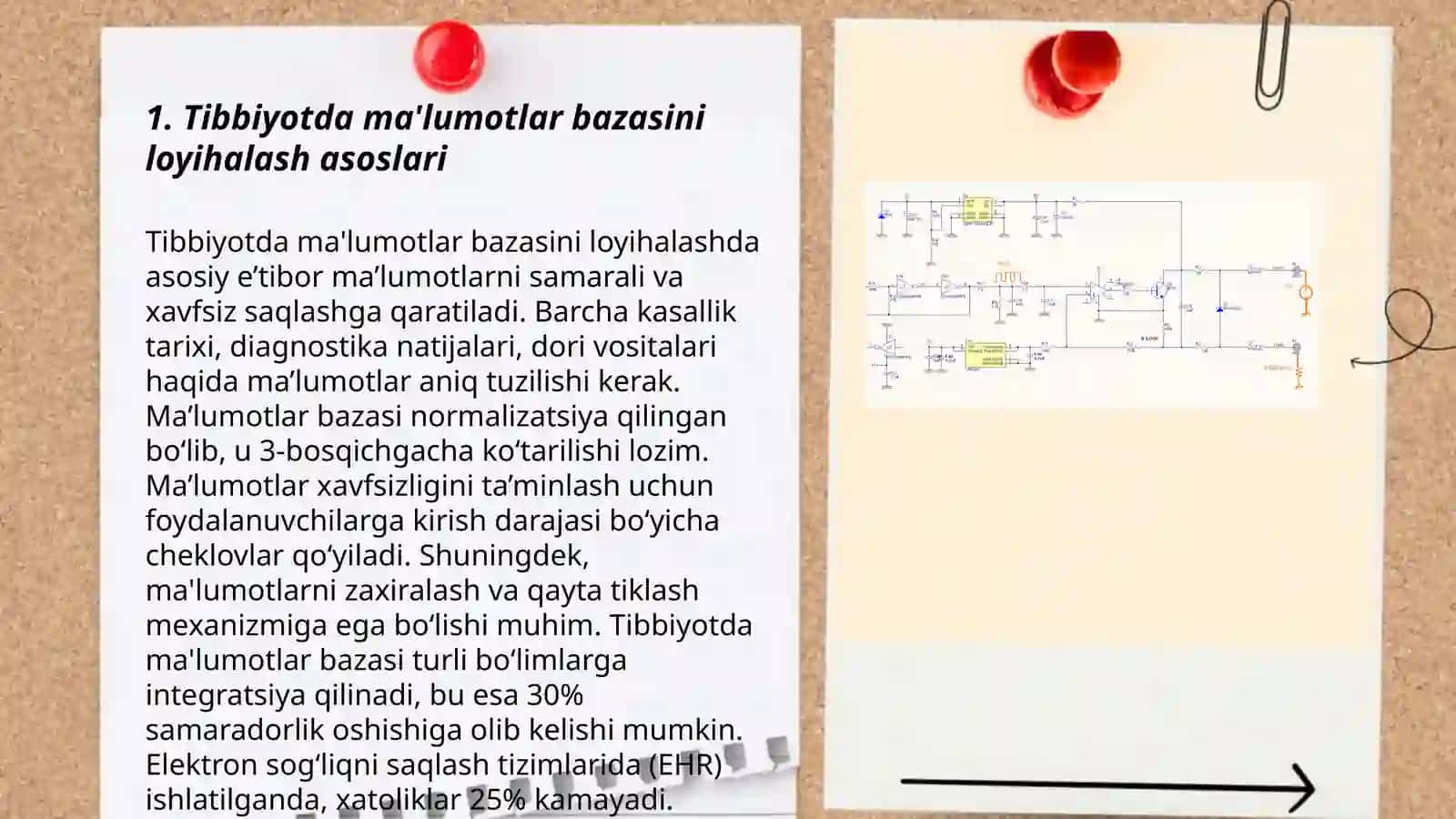Tibbiyotda ma'lumotlar bazasi loyihalashtirish 3