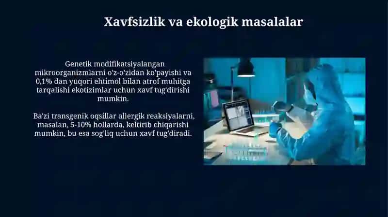 Mikroorganizmlar yordamida transgen oqsillar olish texnalogiyasi 3