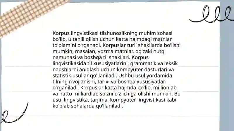 Korpus lingvistikasi 3