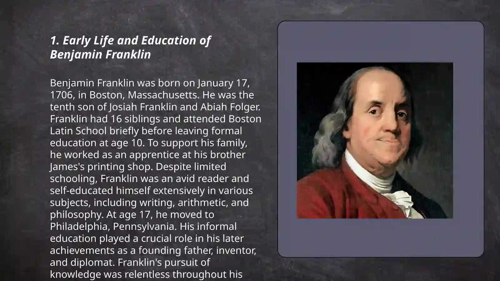 Benjamin Franklin 3