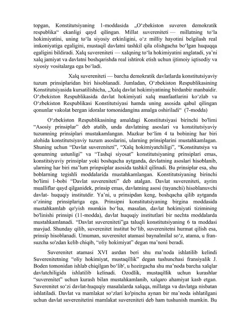 O‘zbekiston suveren, demokratik, huquqiy, ijtimoiy va dunyoviy davlat 3