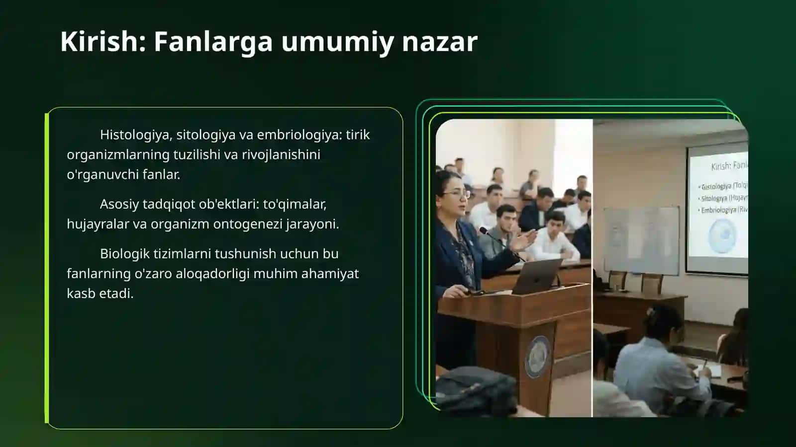 Gistologiya va sitioligiya va embiriologiya fanining mohiyati va rivojlanish tarixi 3