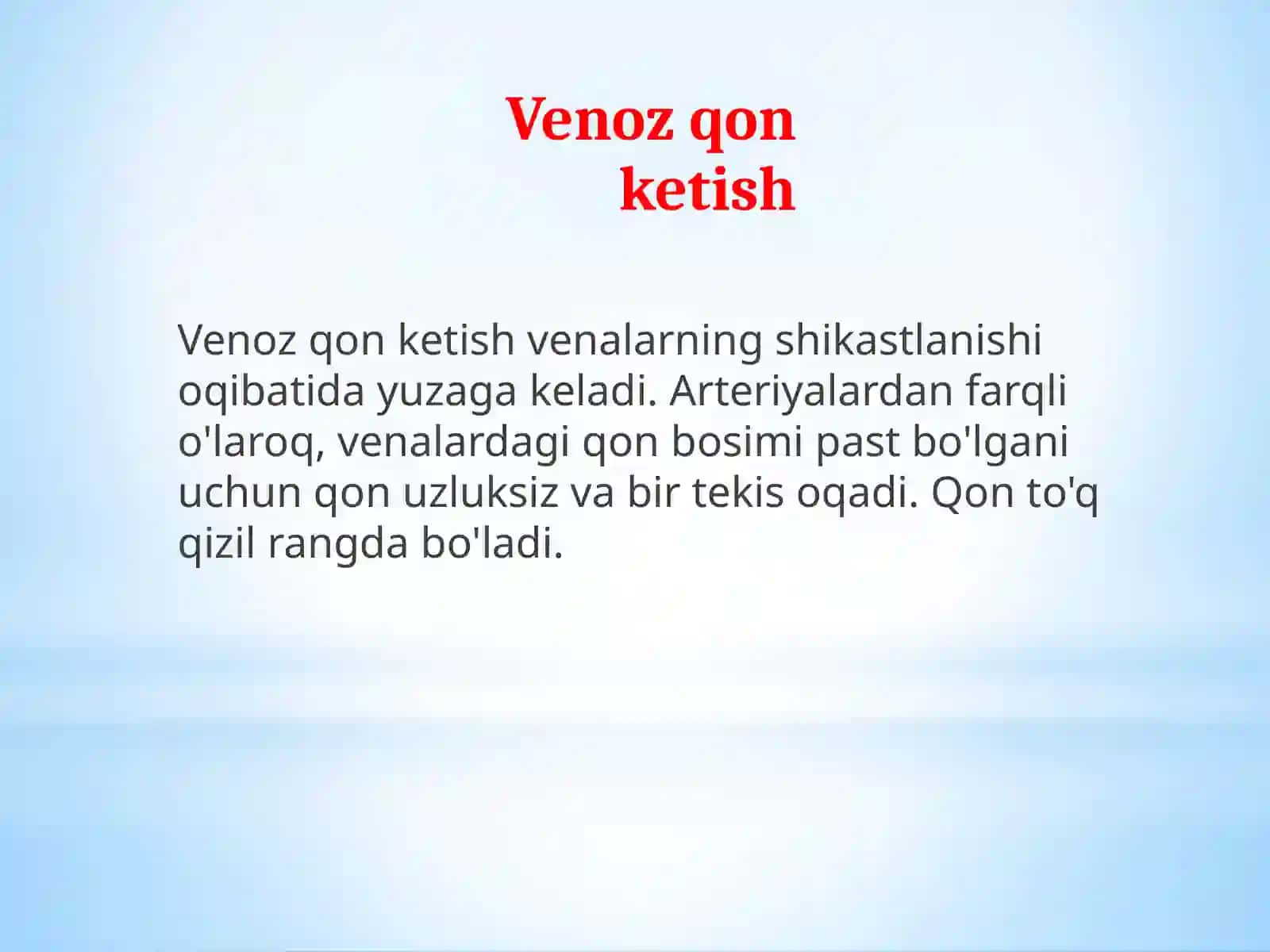 Qon ketishida birinchi tibbiy yordam 3