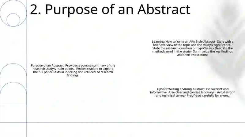 Learning How To Write An Apa Style Abstract 3