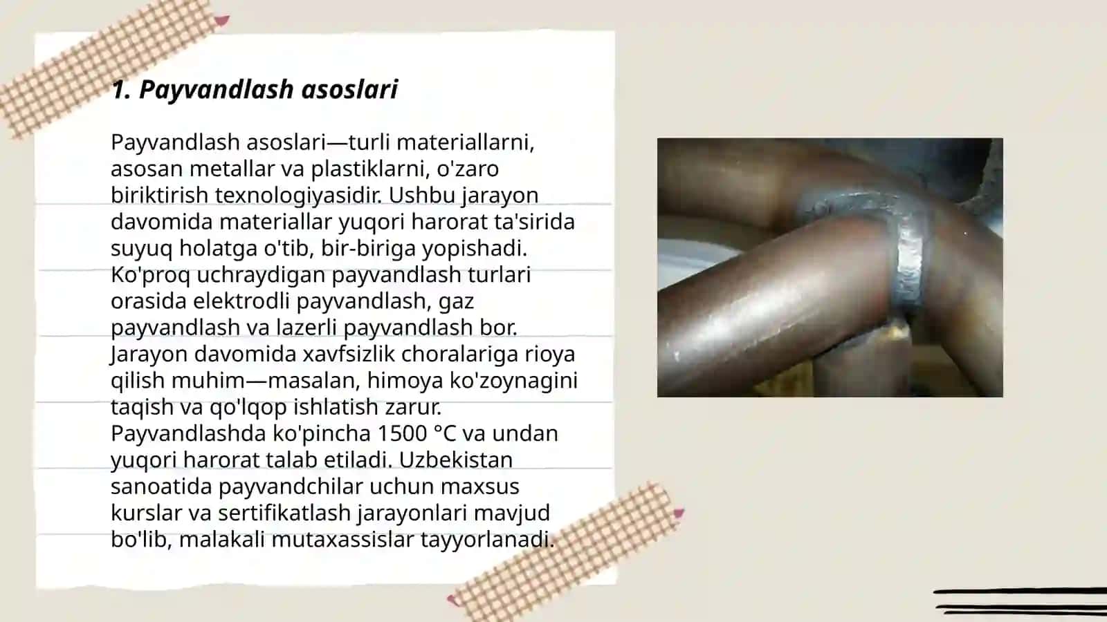 Payvandlash asoslari 3