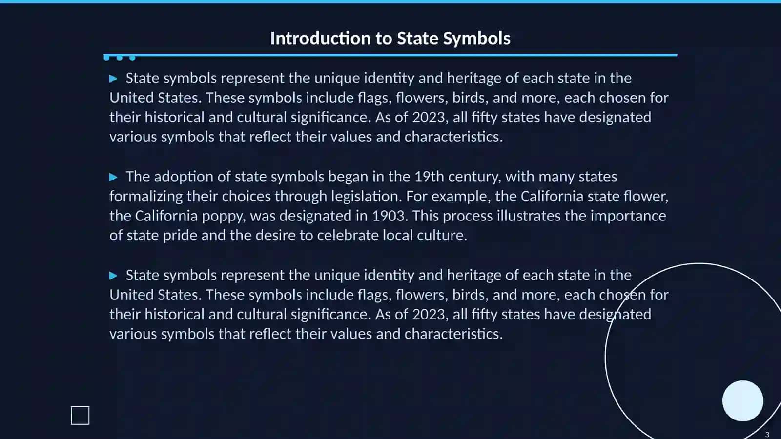 The State Symbols of the USA 3
