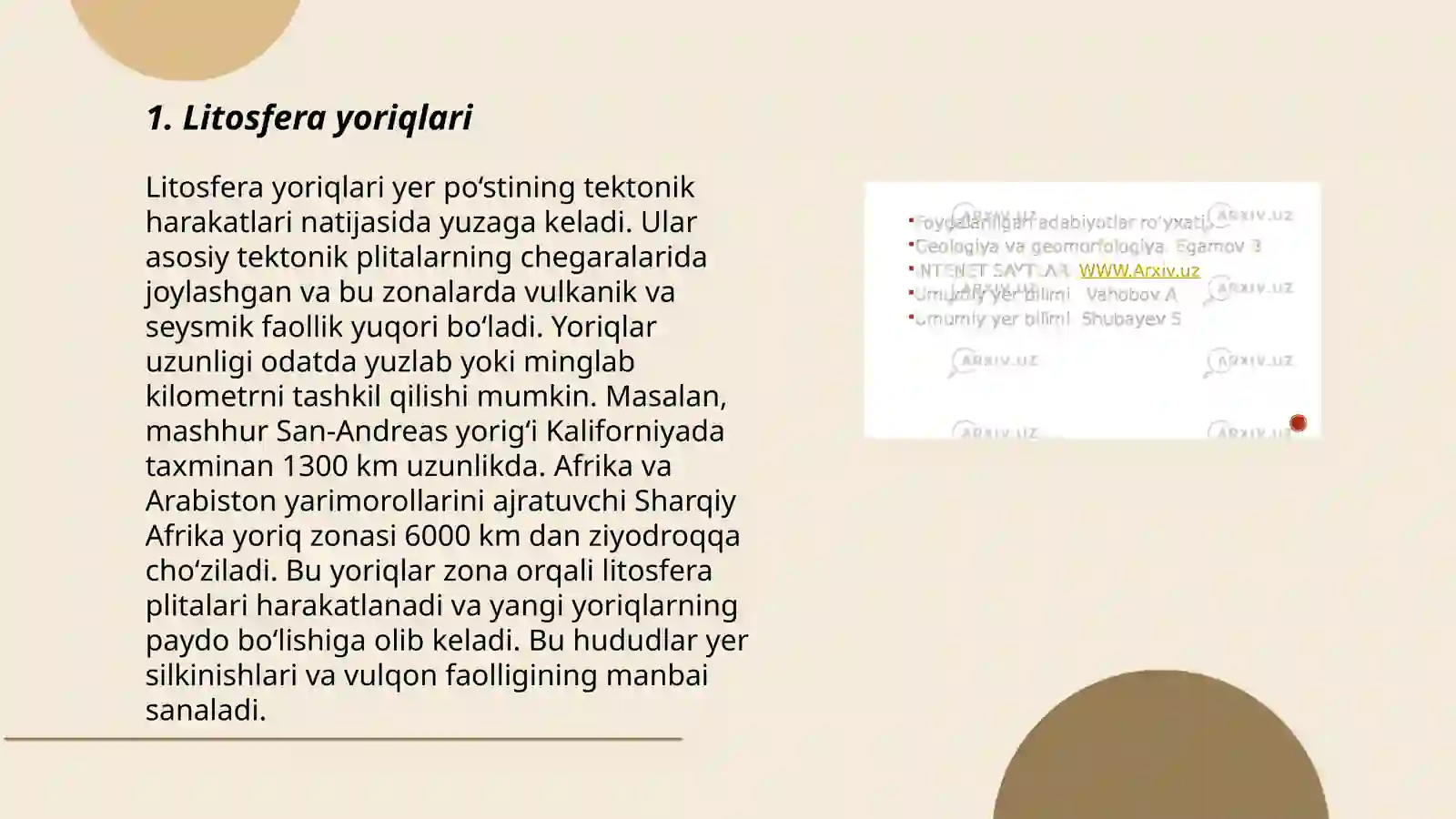 Endogen jarayonlar 3