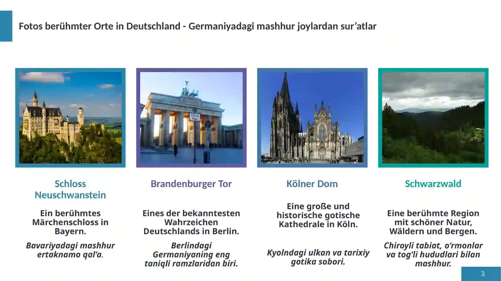 Germaniya haqida taqdimot 3
