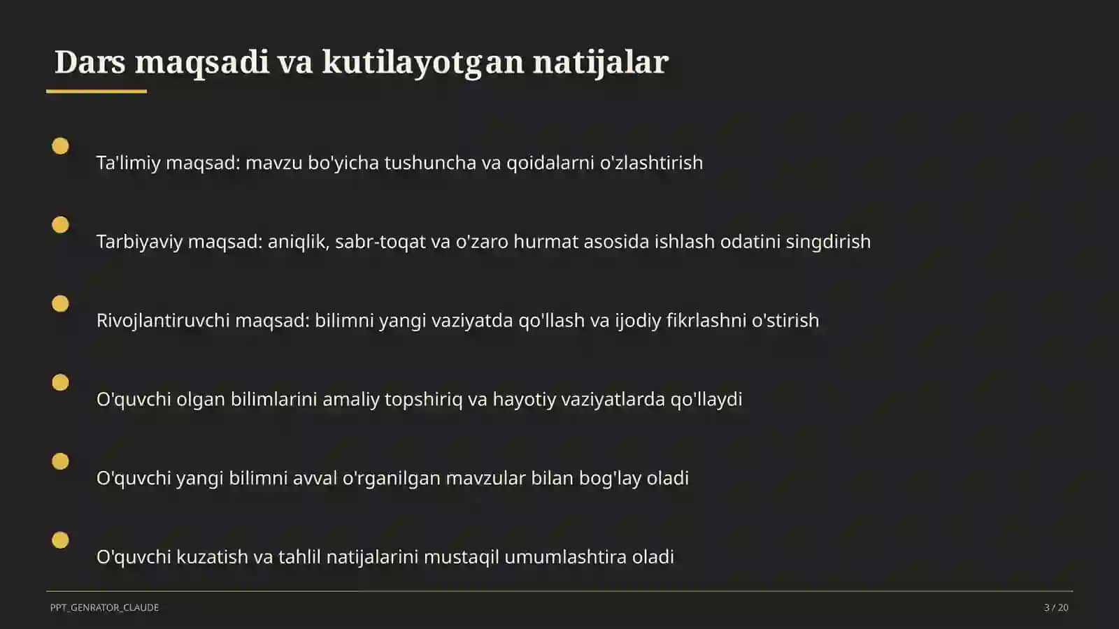 Uy vazifasini samarali tashkil etish 3
