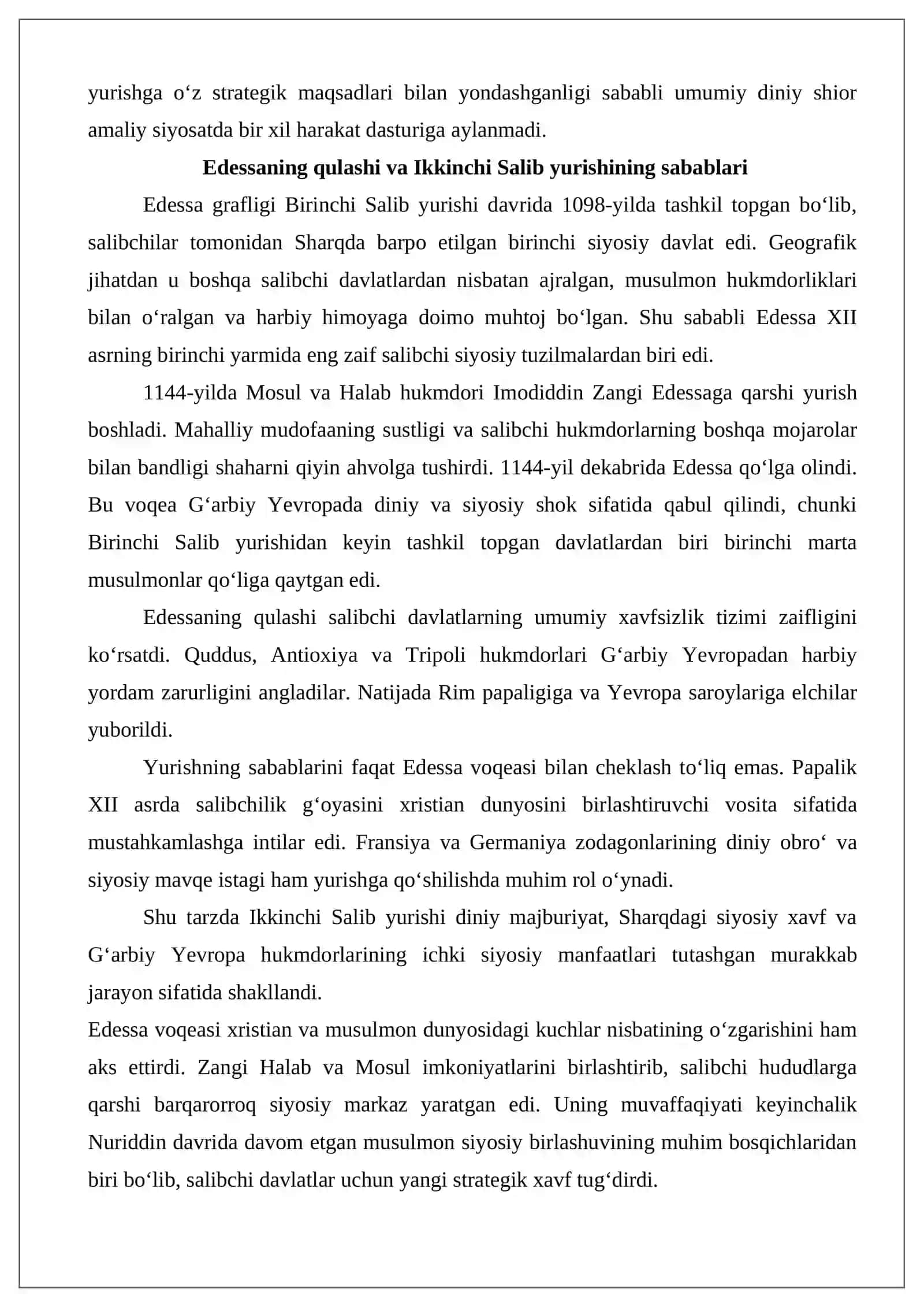 Ikkinchi Salib yurishlari tarixi 3