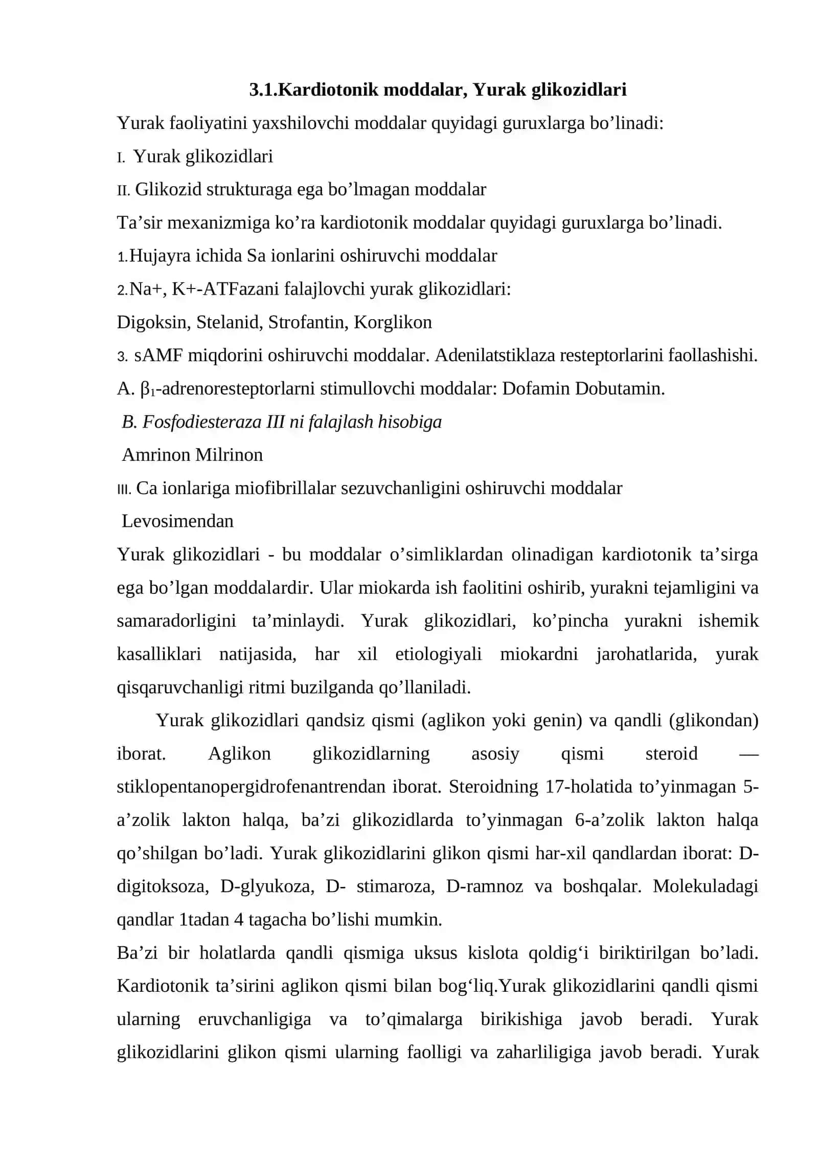 YURAK QON-TOMIR SISTEMASIGA TA’SIR ETUVCHI DORI VOSITALARI 3