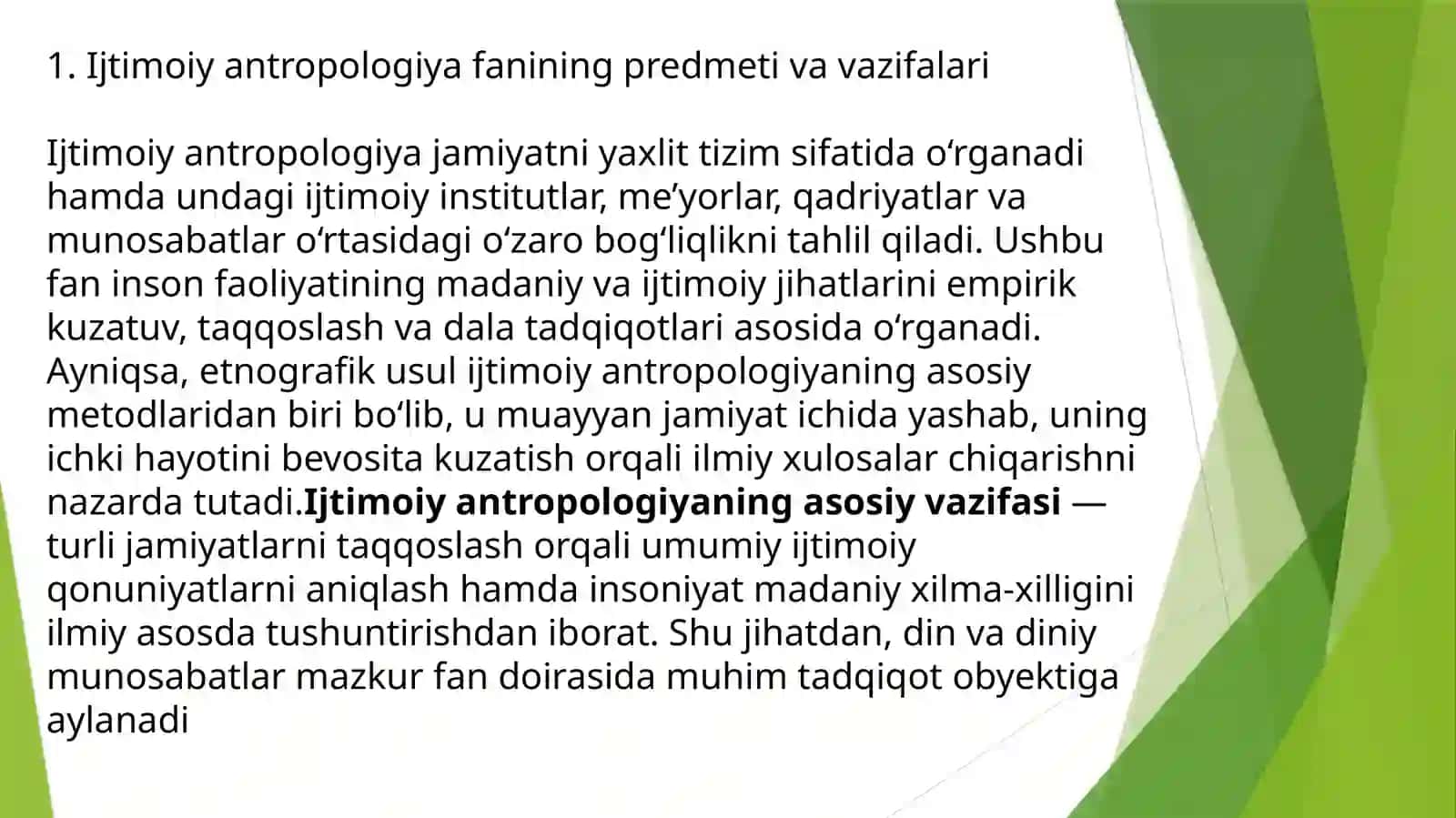 Ijtimoiy antropologiya va diniy munosabatlar (2) 3