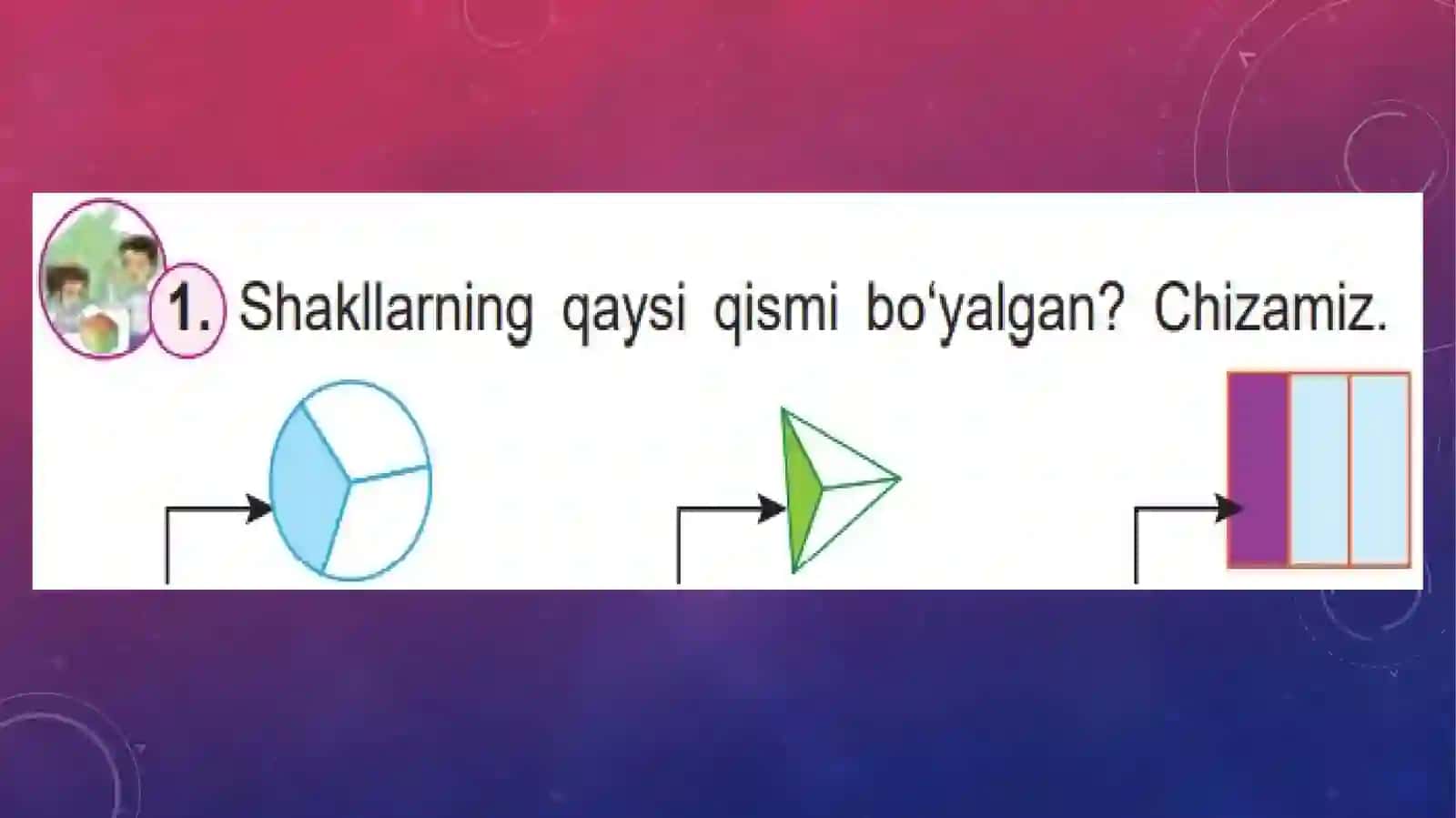 "Butunning bo‘laklari" mavzusiga tayyorlagan taqdimoti 3