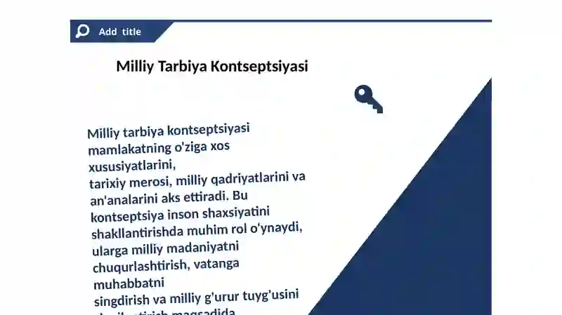 Milliy va jahon tarbiya konseptsiyalari 3