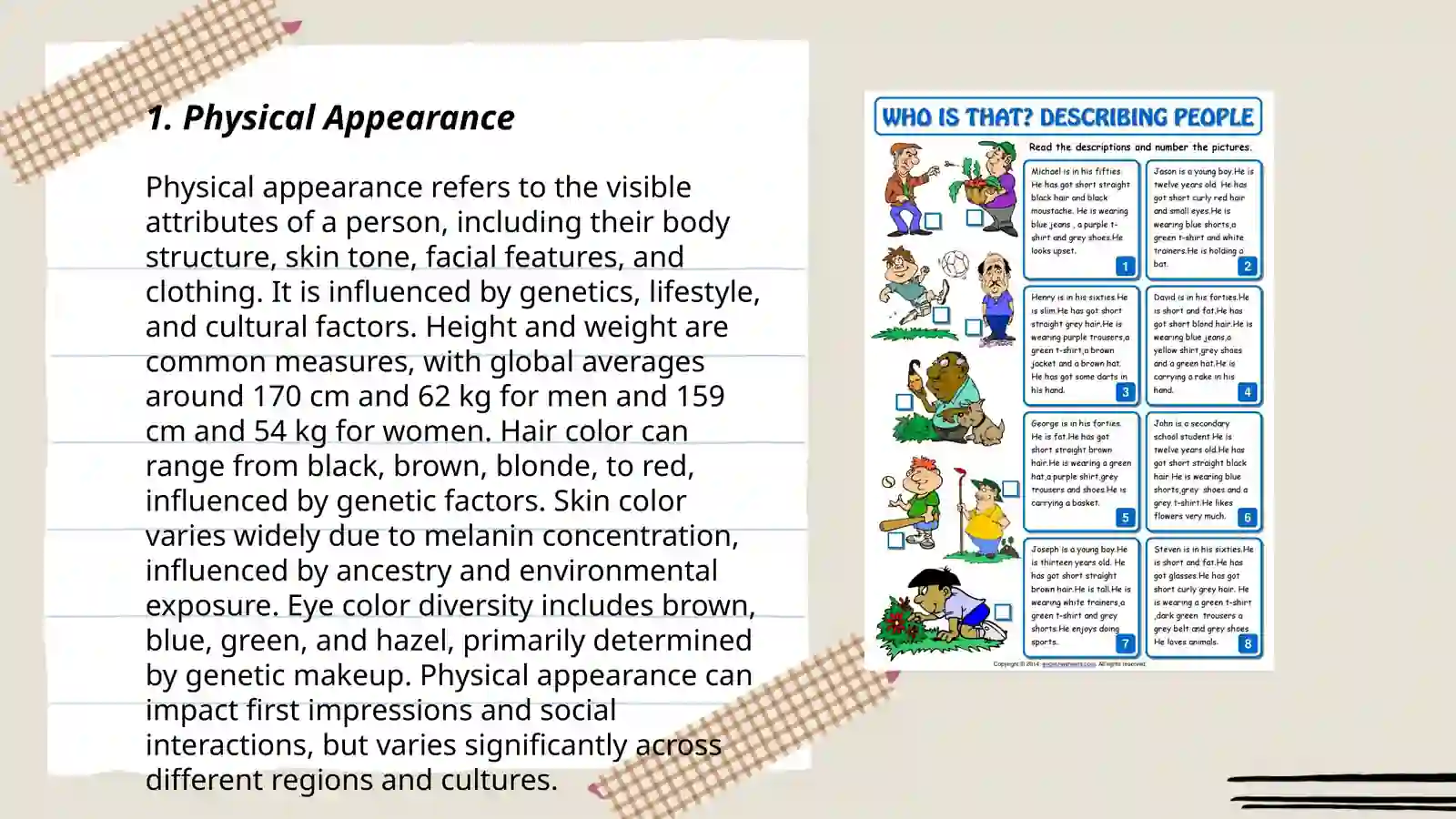 Physical Appearance 3