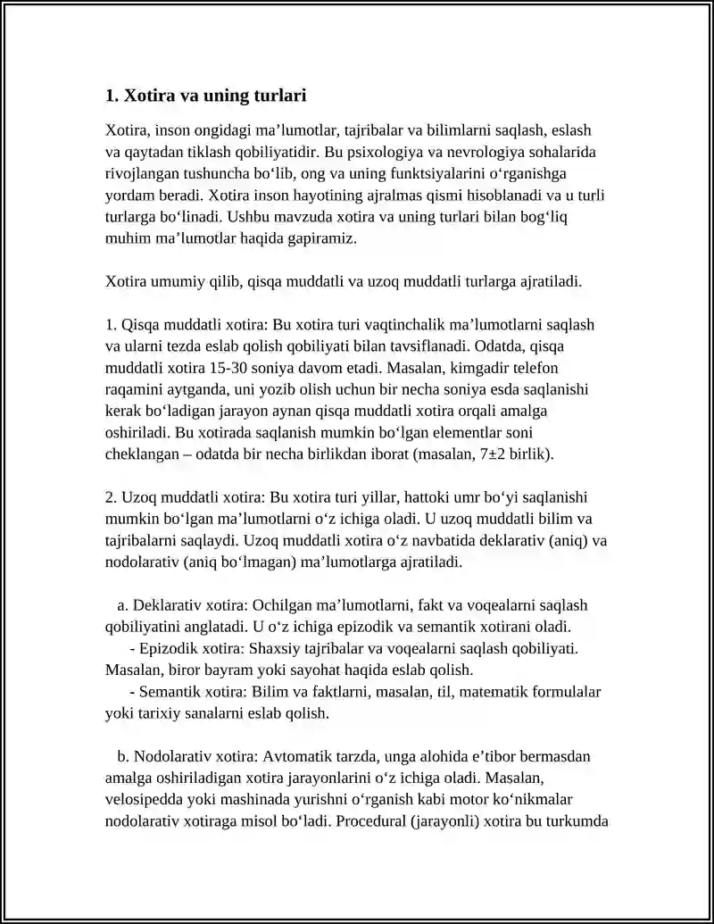 Xotira 3