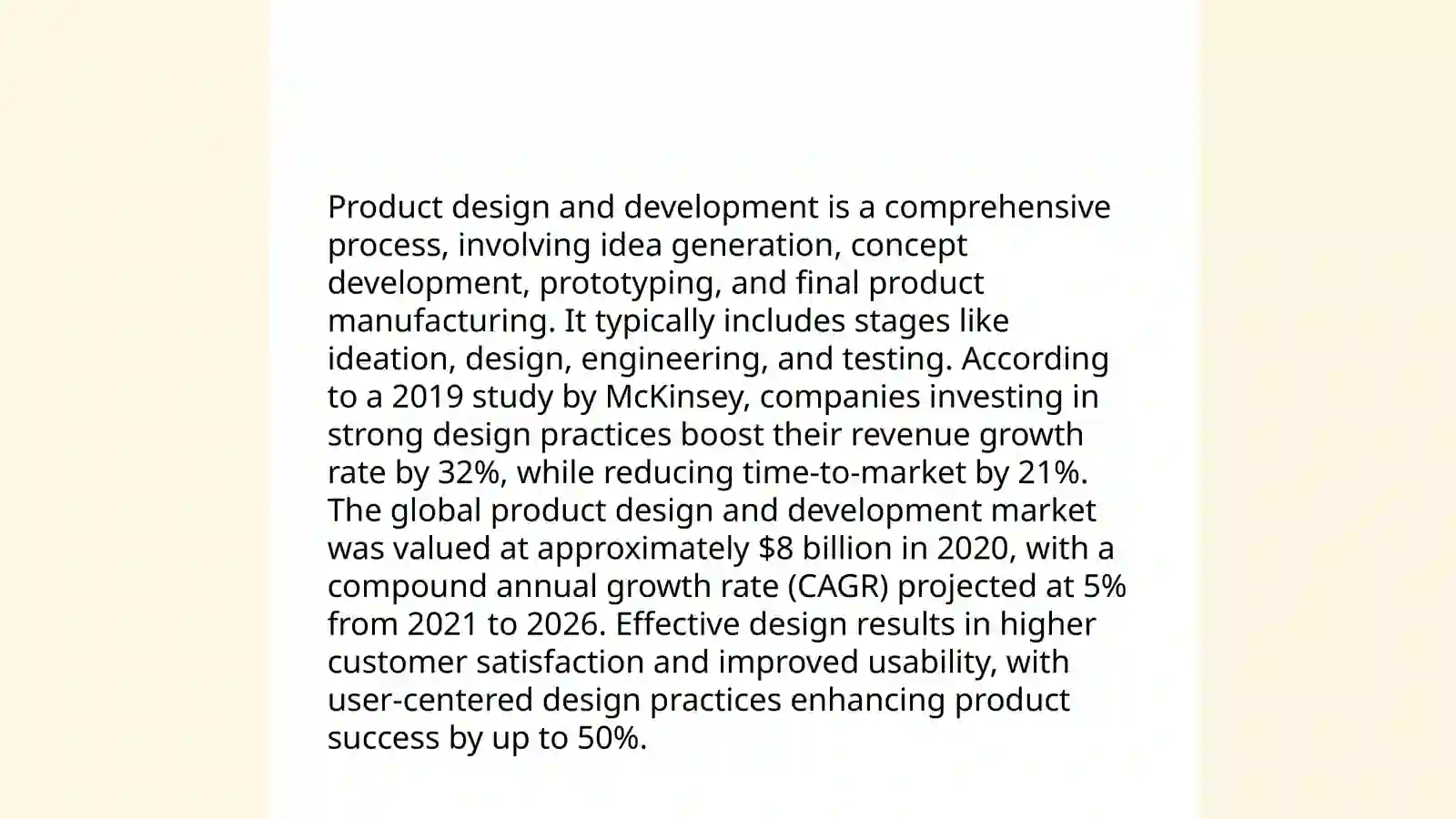 Process and product 3