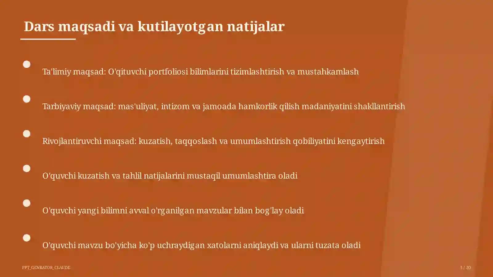 O'qituvchi portfoliosi 3