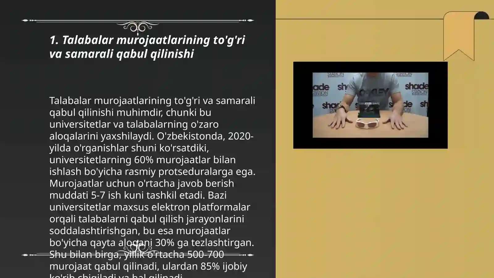 Talabalar murojatlari bilan ishlash tizimini yaratish 3