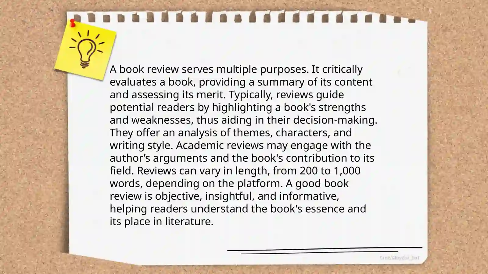 How to write a book review 3